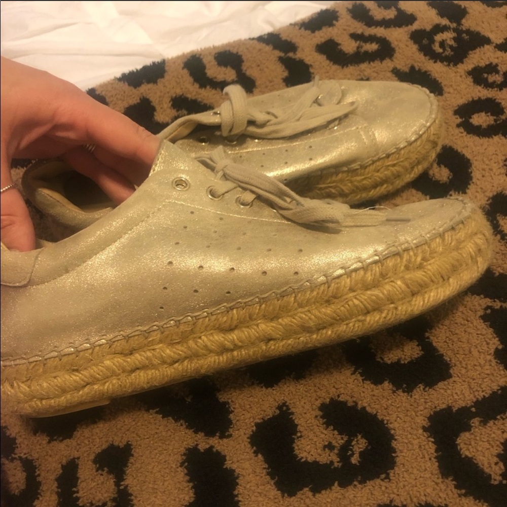 Marc Fisher espadrille platform sneaker